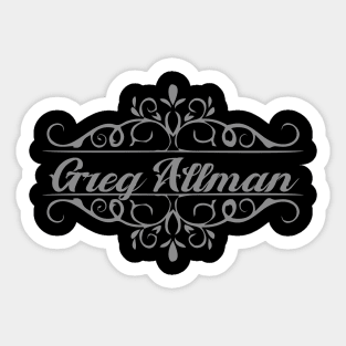 NIce Greg Allman Sticker